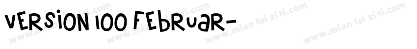 Version 100 Februar字体转换